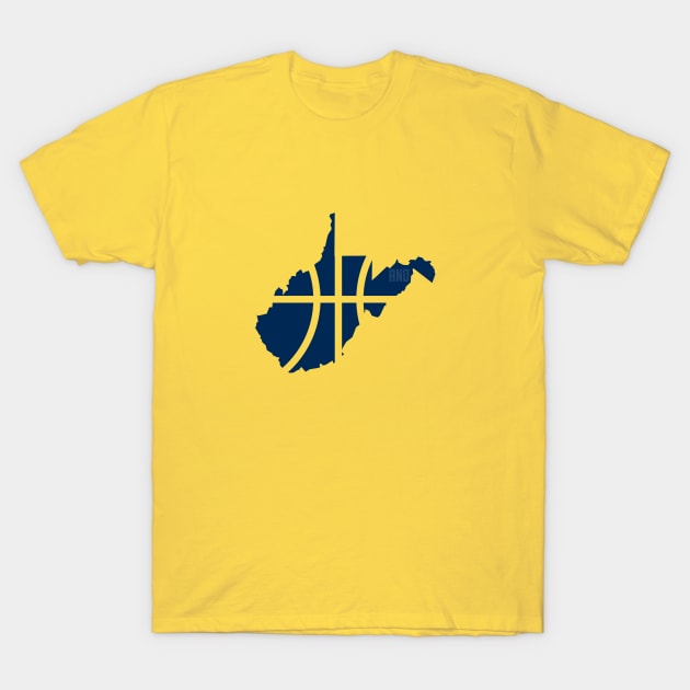 West Virginia Basketball T-Shirt by And1Designs